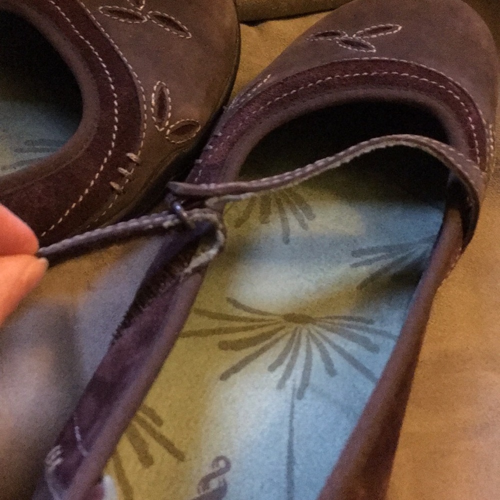Ahnu “Gracie” Brown MaryJane Shoes Size 8 - Picture 7 of 8